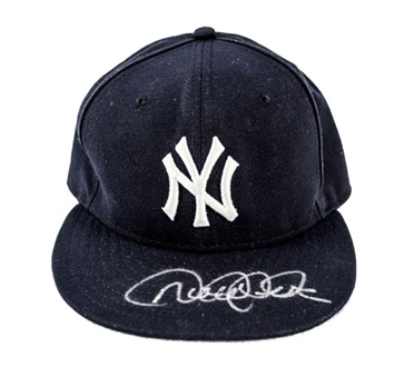 Derek Jeter Autographed New York Yankees Hat